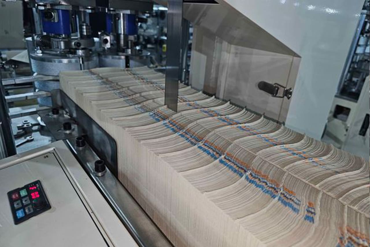 logo print napkins tissue paper machinery-lebailepaper