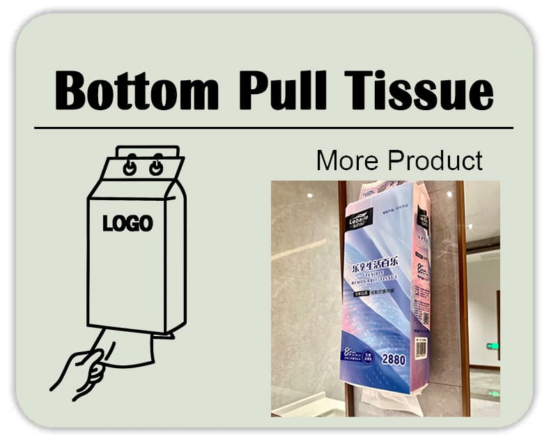 LebailePaper bottom pull facial tissue converting