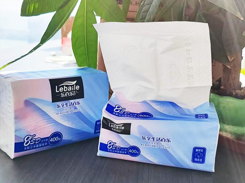 Private Label facial Tissue converting
